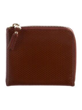 Comme Des Garcons SA3100LG Luxury Group Zip Leather Wallet Brown One Size